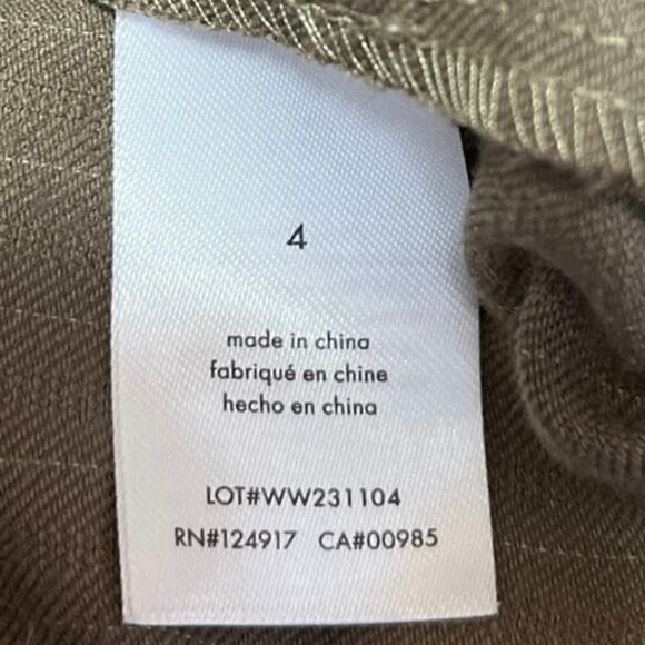 WeWoreWhat Brown Pinstriped Tailored Formal Vest Top Career Trouser Pants Set 4 - Picture 9 of 10